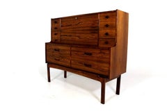 Scandinavian Modern Secretary / Desk in Rosewood, Made in Denmark, 1960s