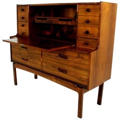 Scandinavian Modern Secretary / Desk in Rosewood, Made in Denmark, 1960s