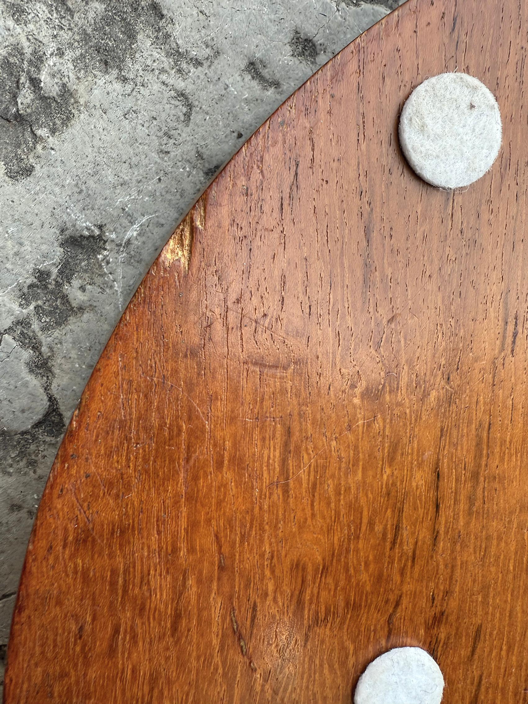 Scandinavian Modern Serving Tray in Teak, Karl Holmberg I Götene, ca 1960s In Fair Condition For Sale In Örebro, SE