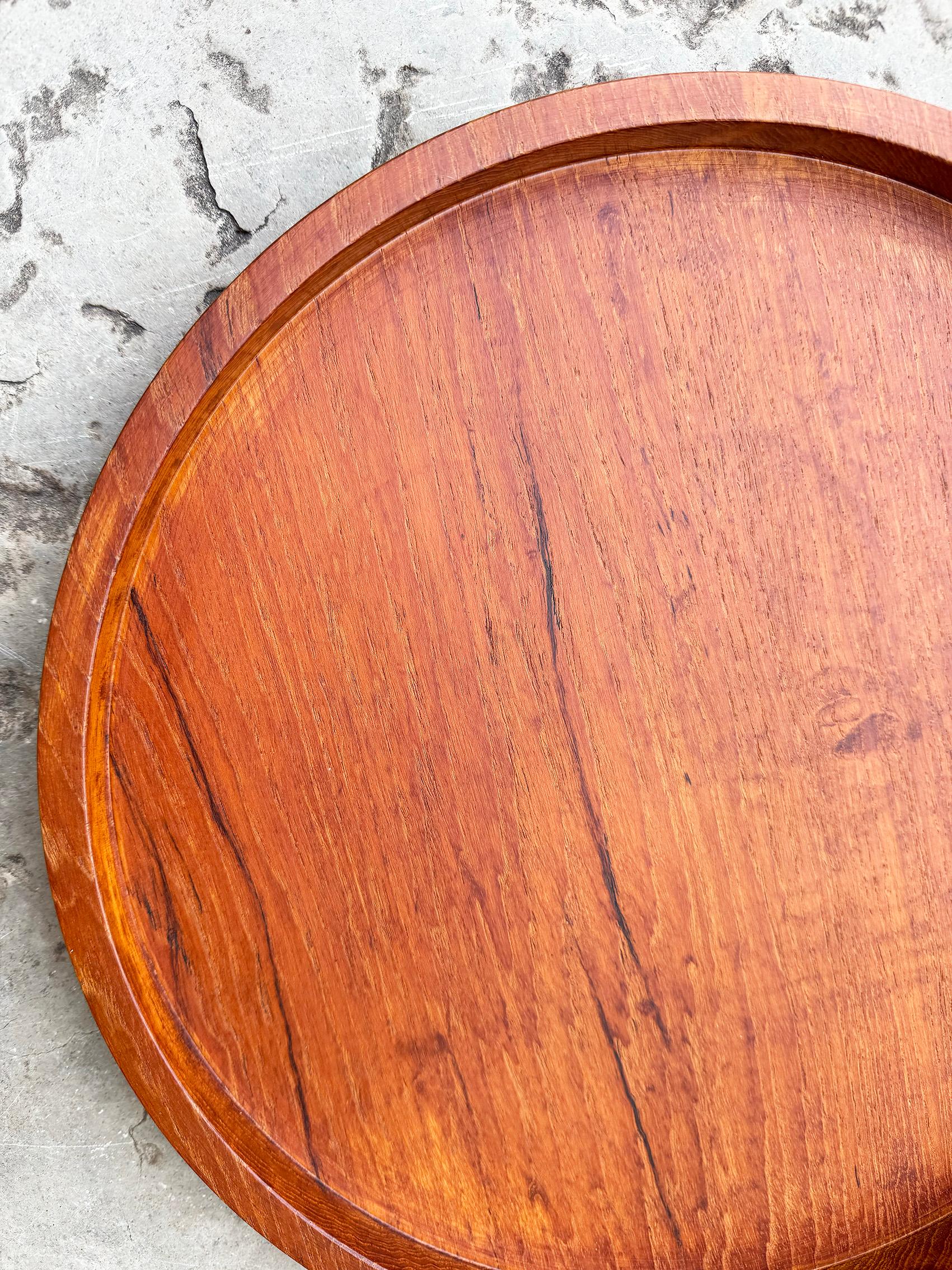 Scandinavian Modern Serving Tray in Teak, Karl Holmberg I Götene, ca 1960s For Sale 2