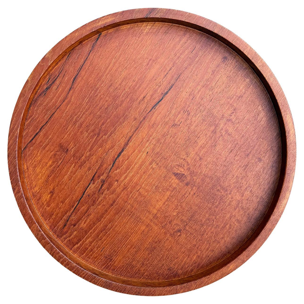 Skandinavisches modernes Serviertablett aus Teakholz, Karl Holmberg I Götene, ca. 1960er Jahre