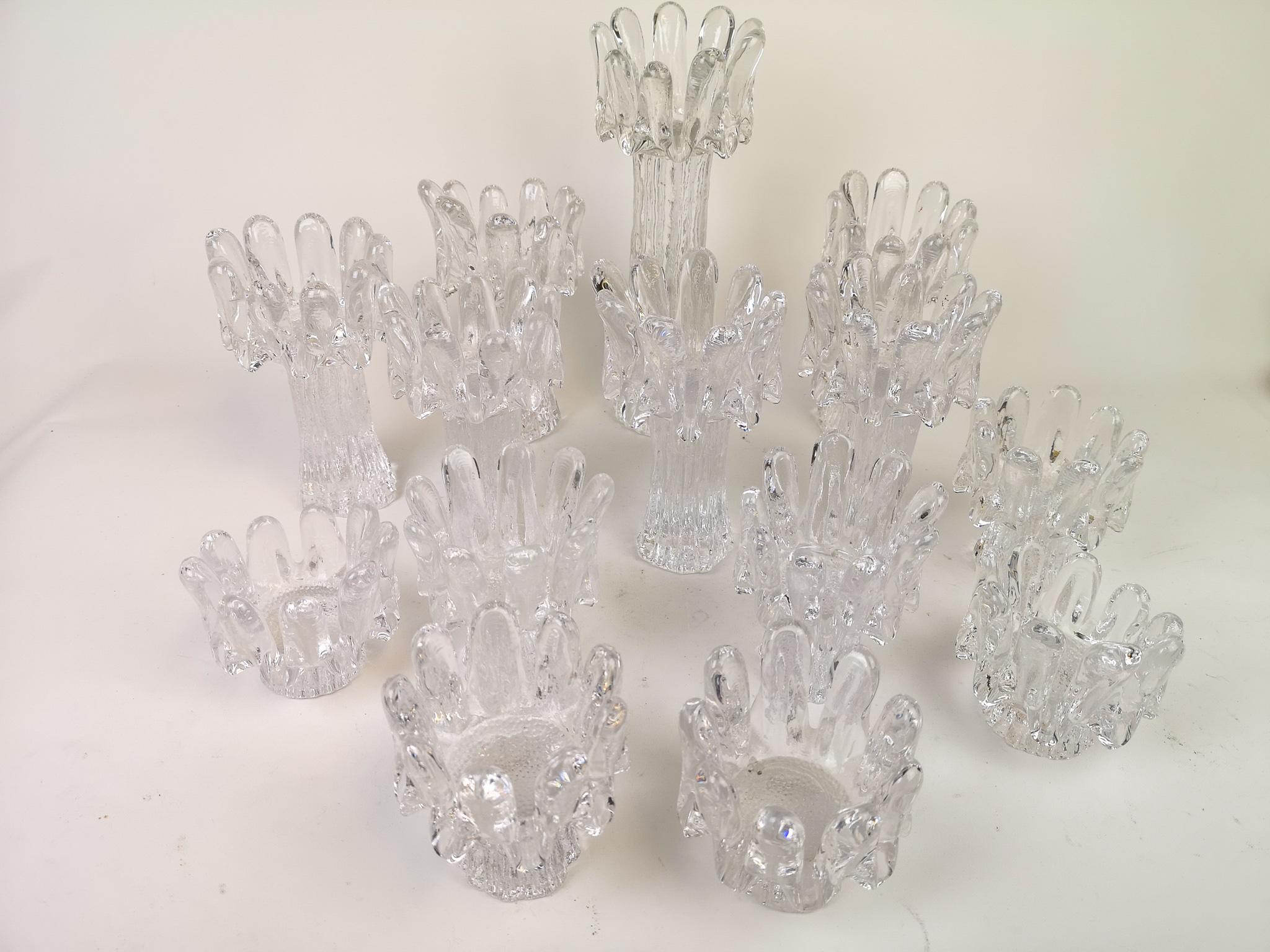 Swedish Scandinavian Modern Set of 14 Kosta 