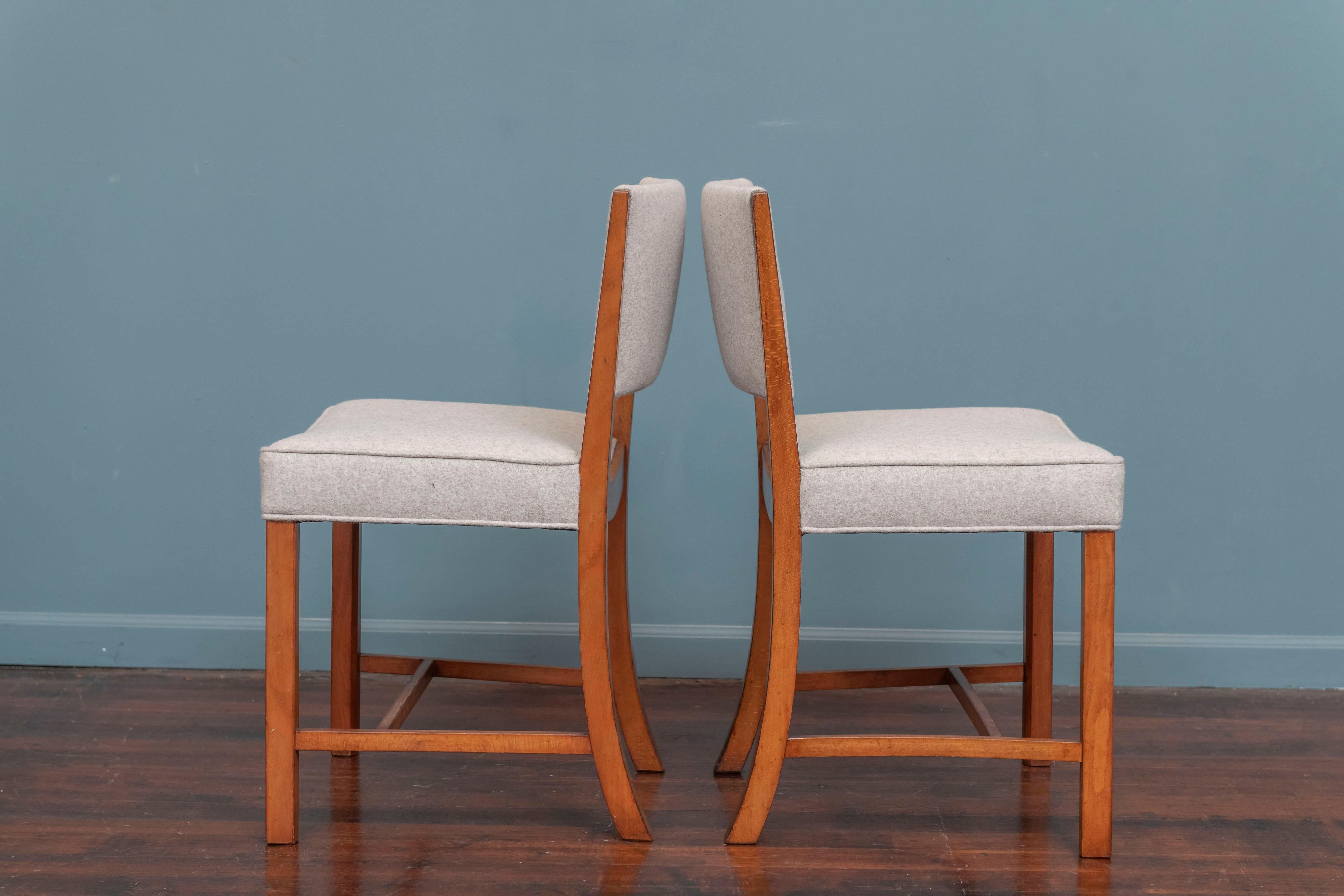 Scandinavian Modern Set of Eight Dining Chairs for Fritz Hansen In Good Condition In San Francisco, CA