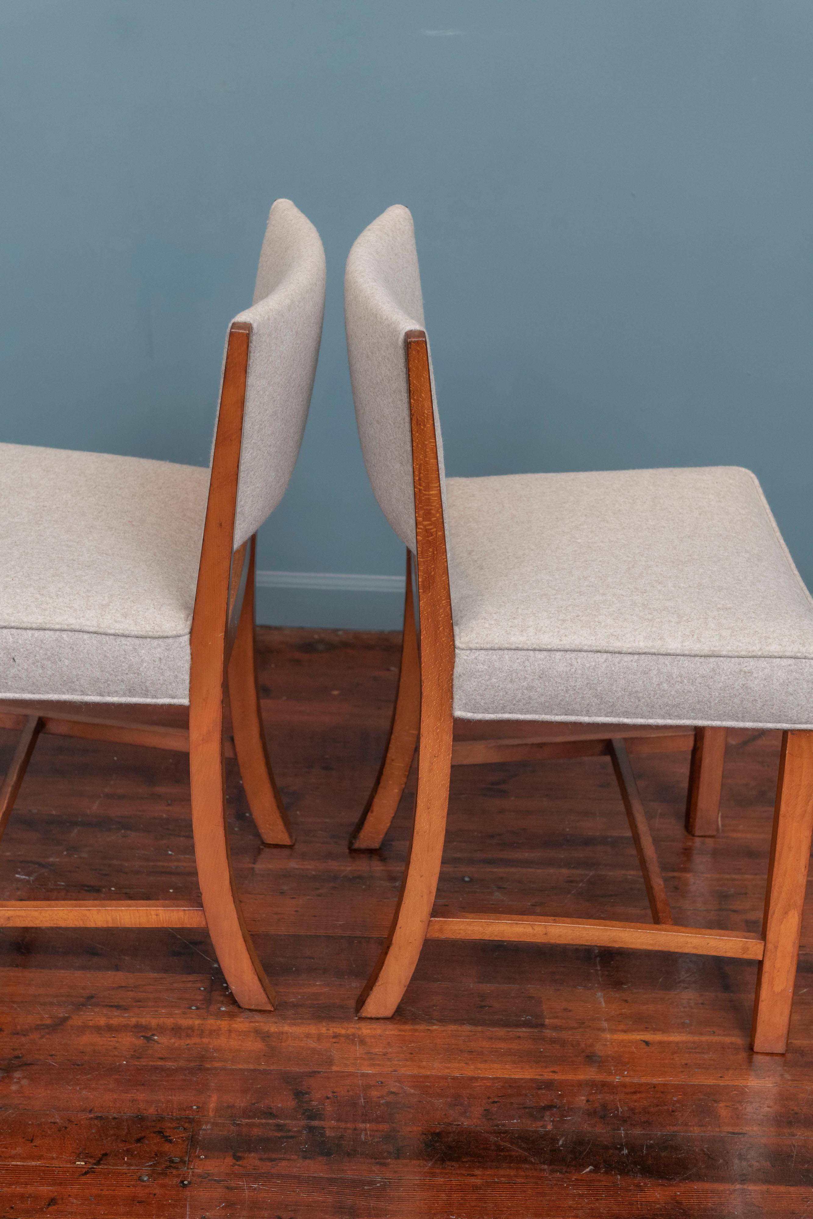 Mid-20th Century Scandinavian Modern Set of Eight Dining Chairs for Fritz Hansen