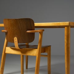 Scandinavian Modern Set of Four Model Domus Chairs, Ilmari Tapiovaara, 1950s