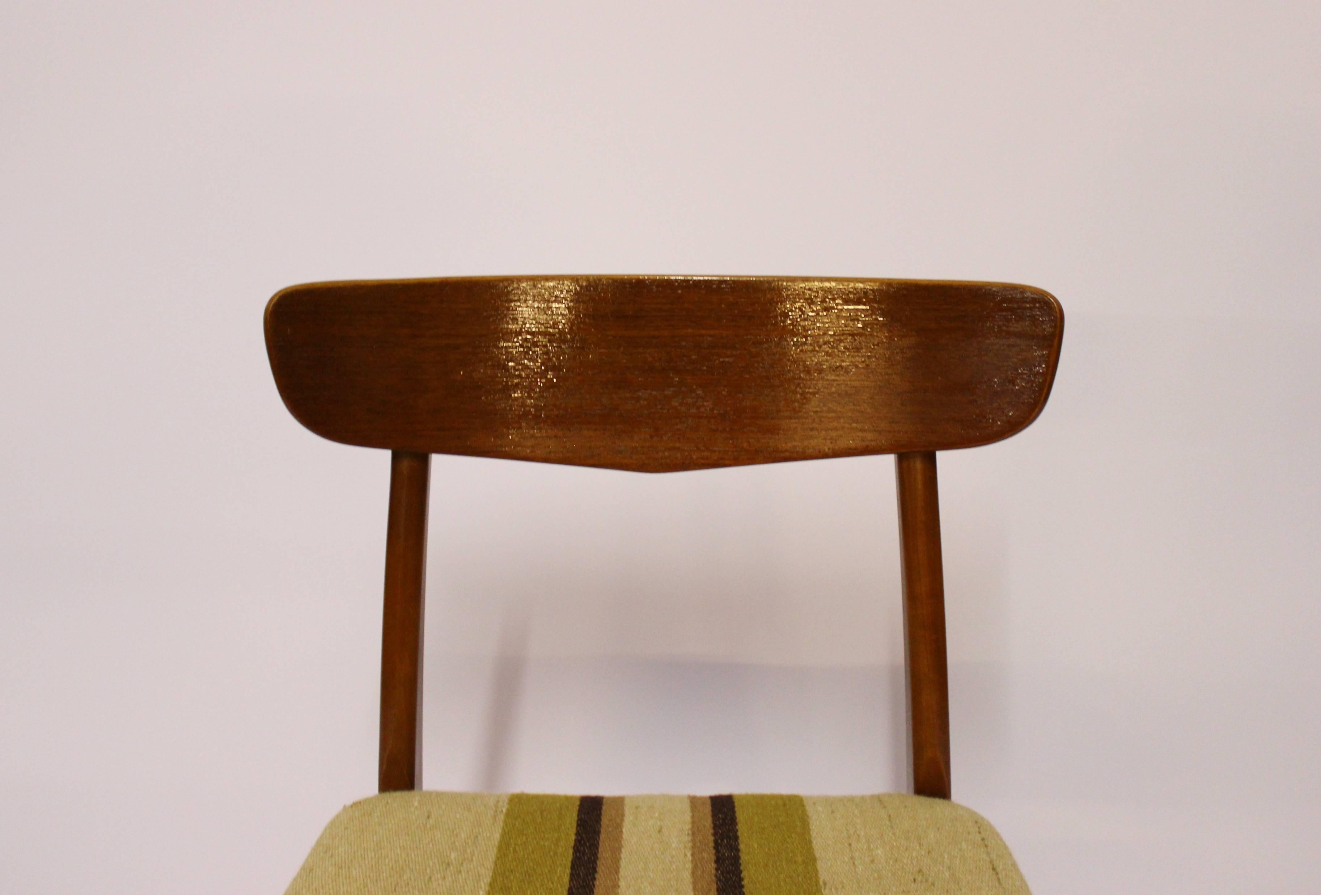 Scandinavian Modern Set of Six Dining Chairs in Teak from the 1960s In Good Condition For Sale In Lejre, DK