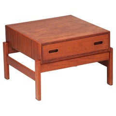 Scandinavian Modern Side Table, Illum Wikkelsø, Hjørring Møbel, Denmark, 1960s