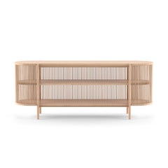 Scandinavian Modern Sideboard 'Bastone', 200, Natural Oak