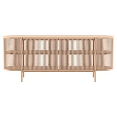 Buffet scandinave moderne Bastone, version portes, 200, chêne naturel