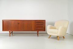 Scandinavian Modern Sideboard by Ib Kofod-Larsen Faarup, Denmark 1960s Teak