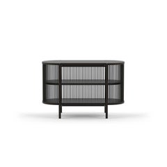 Scandinavian Modern Sideboard 'Petit Bastone', 120, Black Oak
