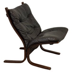 Silla moderna escandinava Siesta Lounge de Ingmar Relling, Noruega Años 70
