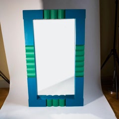 Miroir moderne scandinave signé d'Erik Höglund pour Kosta Boda, Suède, 1967