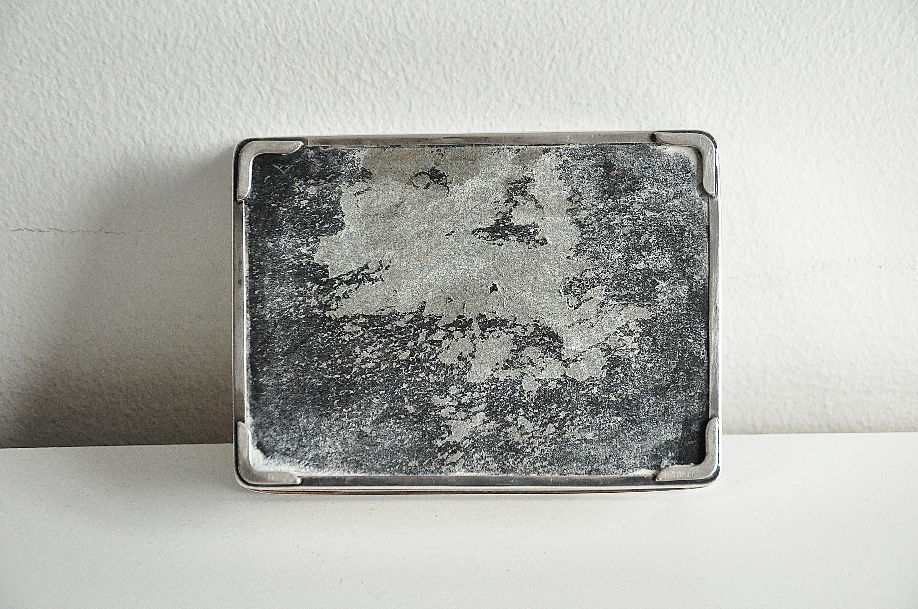 Scandinavian Modern Silver Box from C. G. Hallberg, Sweden -1937 For Sale 6