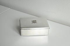Scandinavian Modern Silver Box from C. G. Hallberg, Sweden -1937