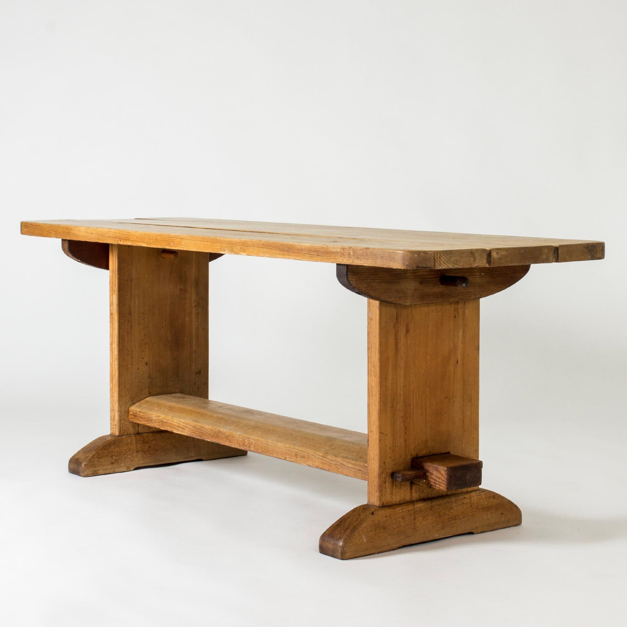 Skandinavischer moderner Esstisch „Skoga“ von Axel Einar Hjorth, Nk, Schweden, 1930er Jahre im Zustand „Gut“ im Angebot in Stockholm, SE