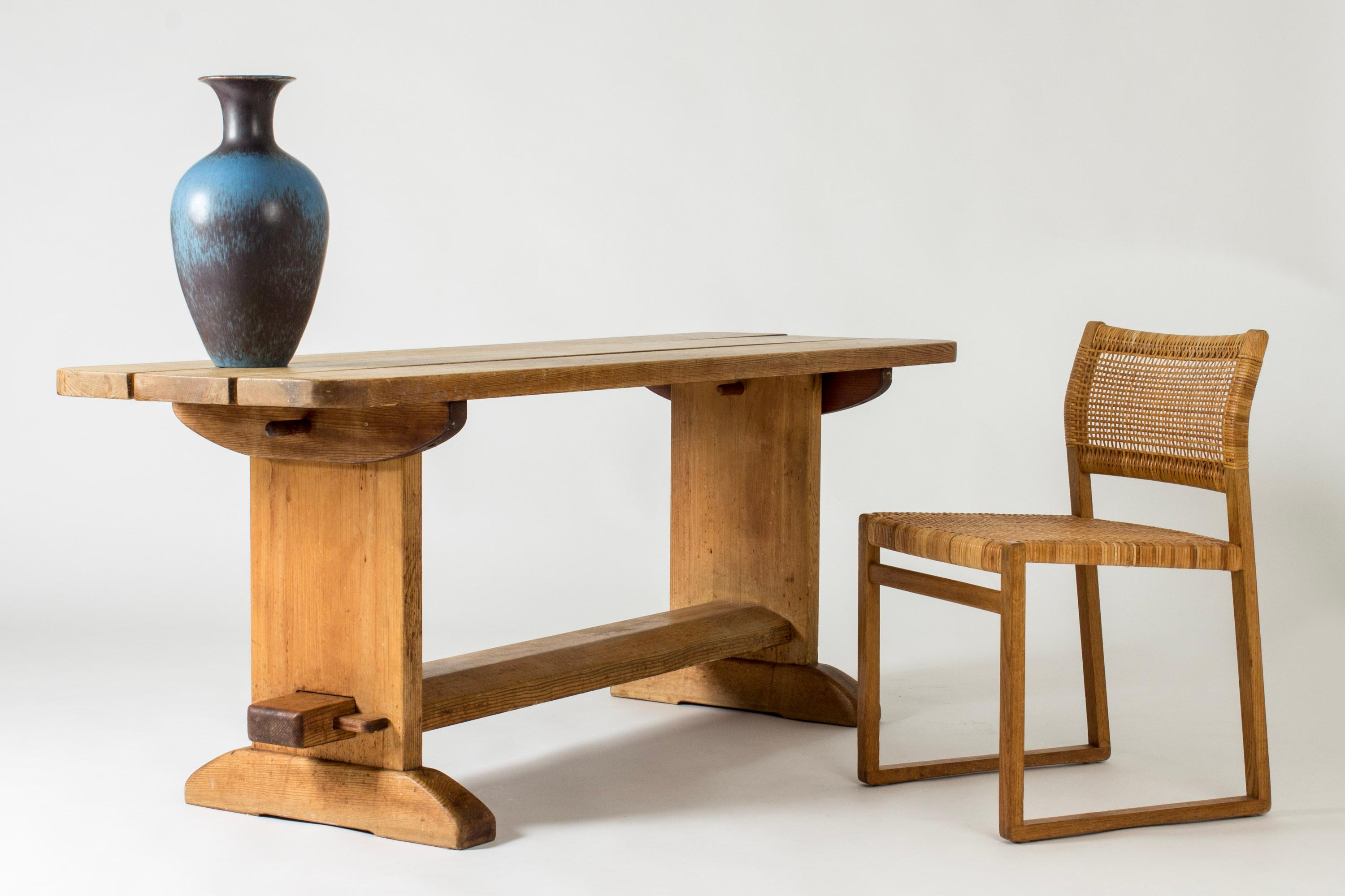 Skandinavischer moderner Esstisch „Skoga“ von Axel Einar Hjorth, Nk, Schweden, 1930er Jahre im Angebot 2