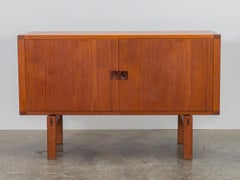 Scandinavian Modern Small Teak Credenza