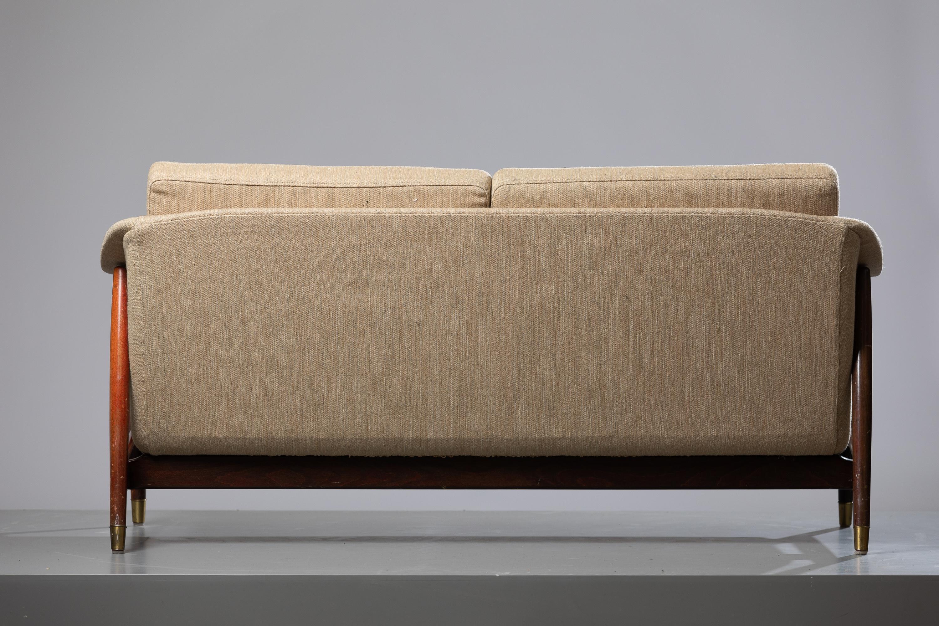 Scandinavian Modern Sofa by Folke Ohlsson for Ljungs Industrier 1954 For Sale 1