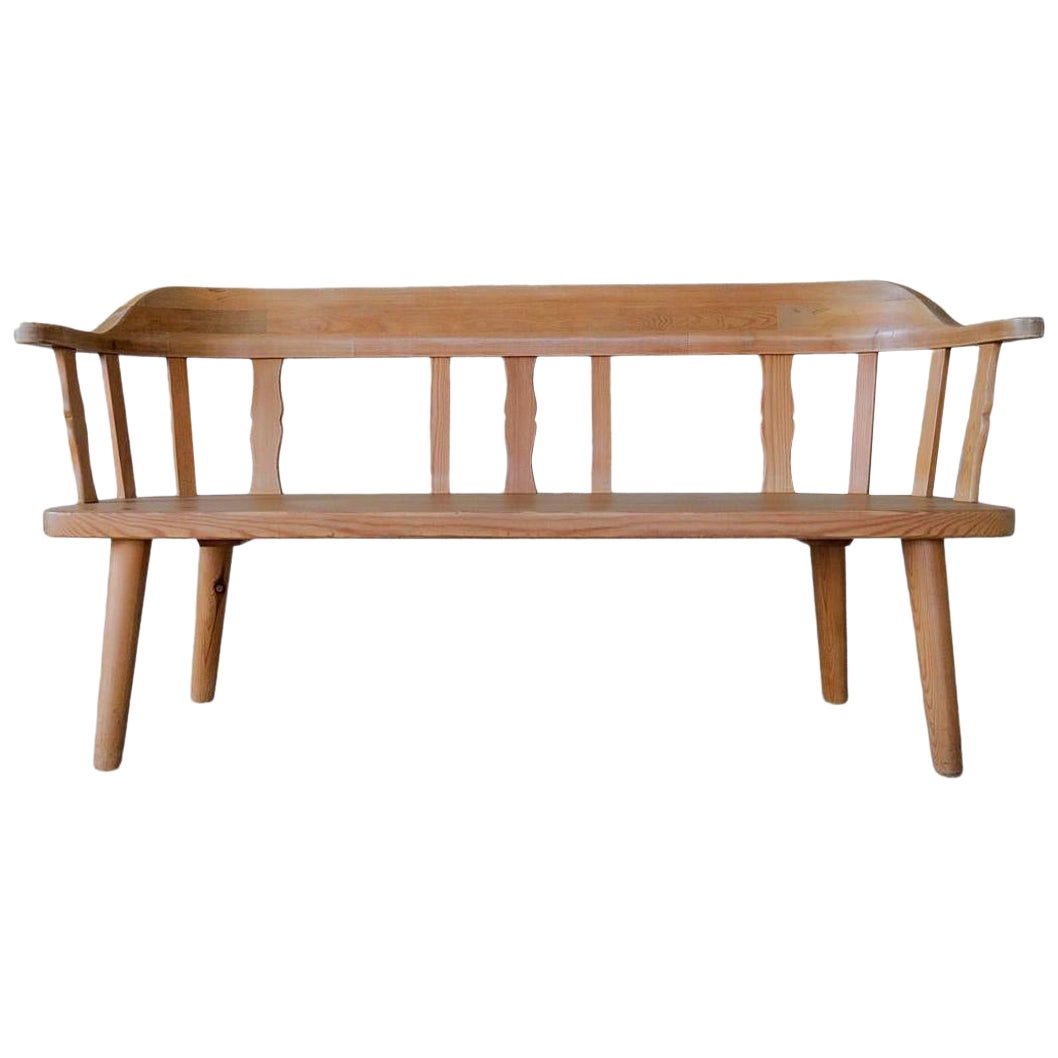 Scandinavian Modern Sofa in Pine, Norway, 1970s