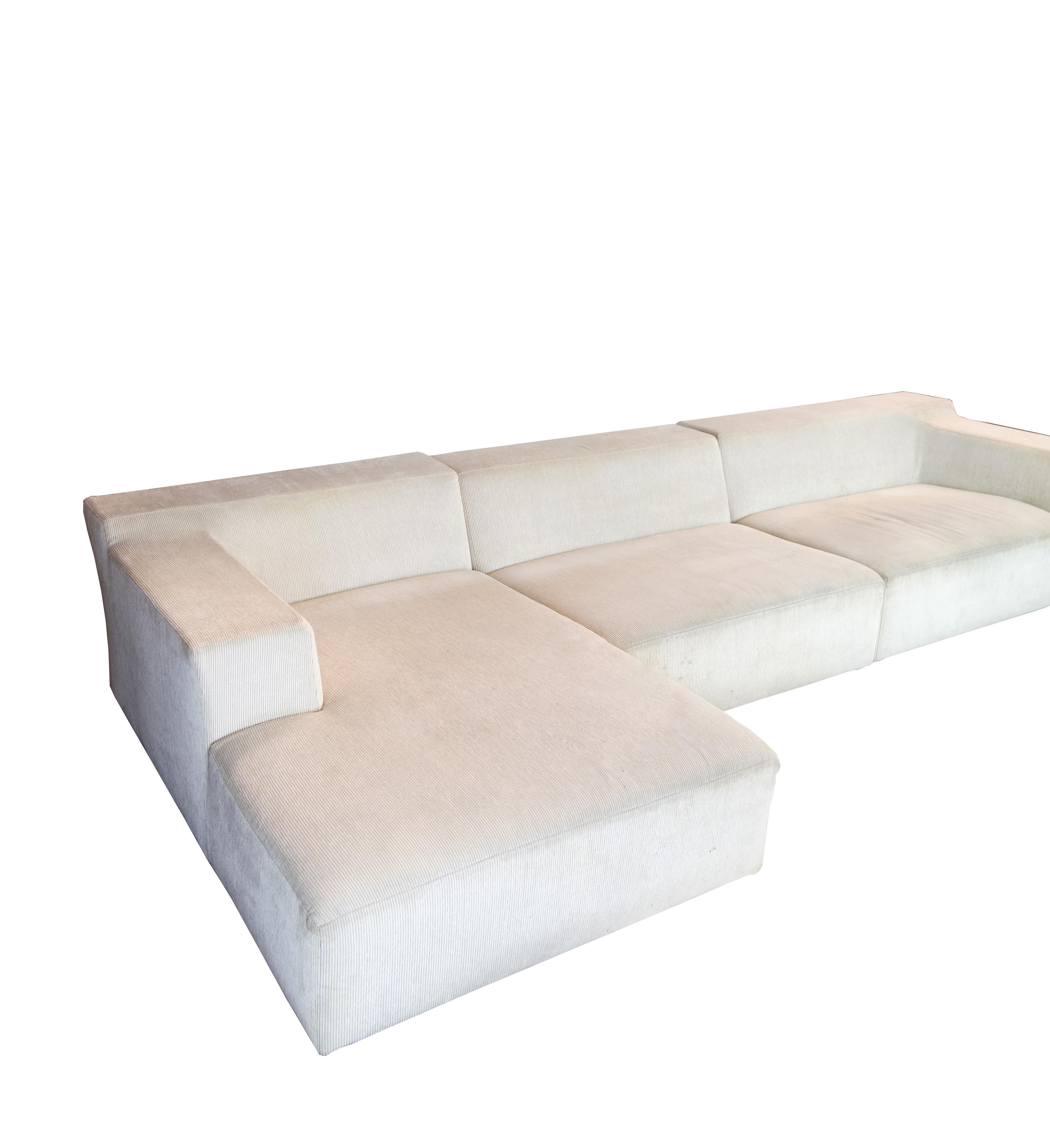 Fabric Scandinavian Modern Sofa, Model Baseline Designed by Jens Juul Eilersen For Sale