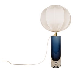 Scandinavian Modern Solid Clear Drop Aneta Lamp, Sweden, 1980s