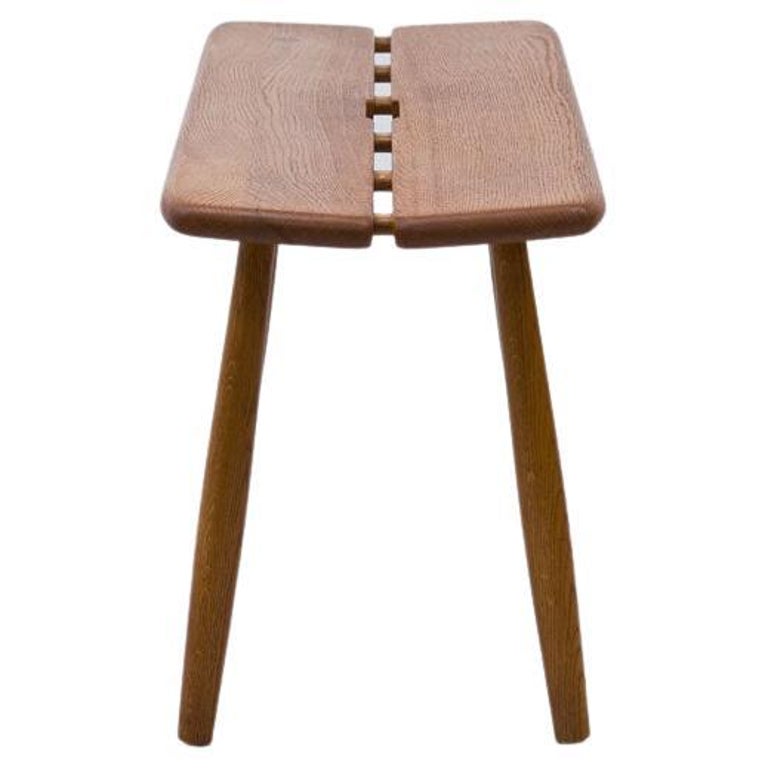 Banc en chêne massif de style scandinave moderne de Carl Gustaf ...