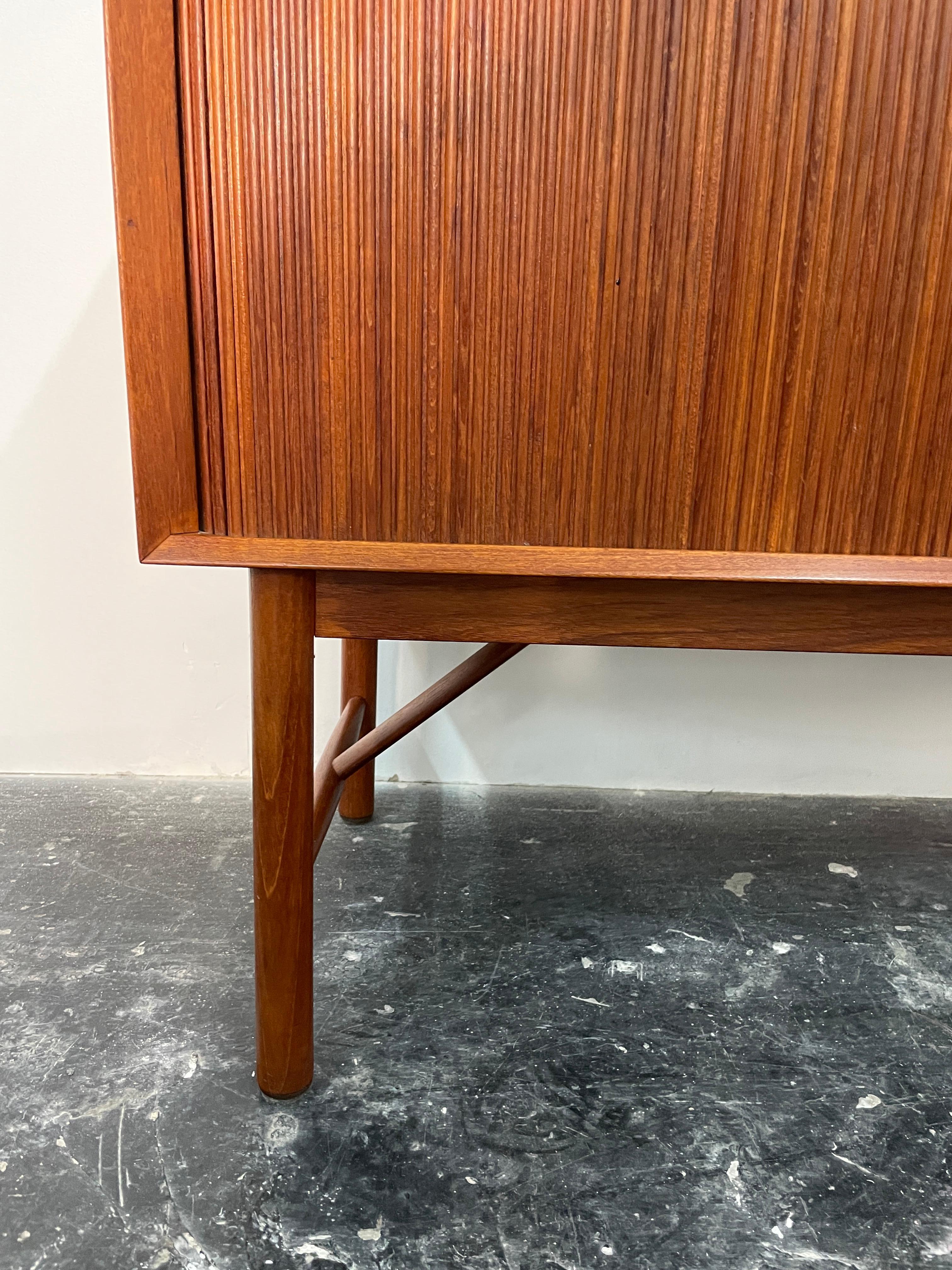 Mid Century Modern Solid Teak Credenza by Peter Hvidt and Orla Mølgaard-Nielsen 1