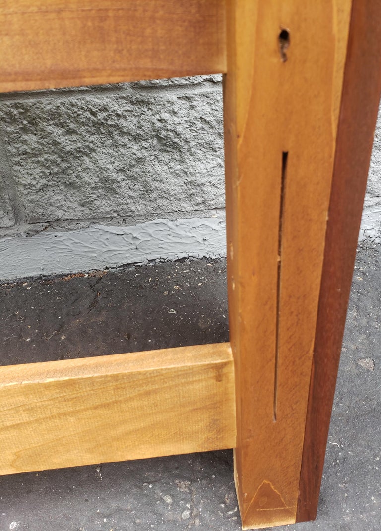 Scandinavian Modern Solid Walnut Bookcase Storage Twin Size Headboards