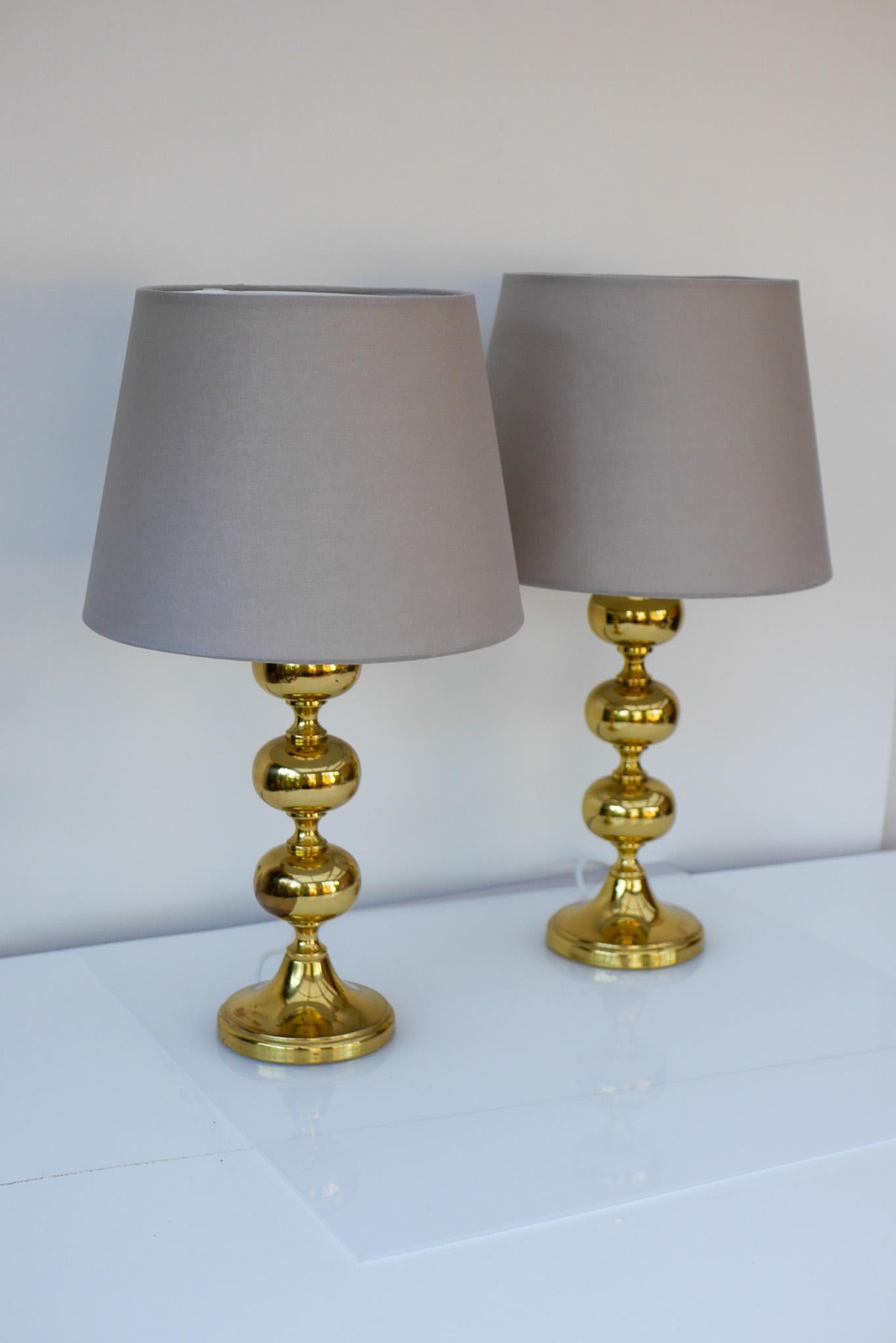 Lampes de bureau scandinaves modernes de l'ère spatiale de Nafa, Nybro, Suède en vente 5