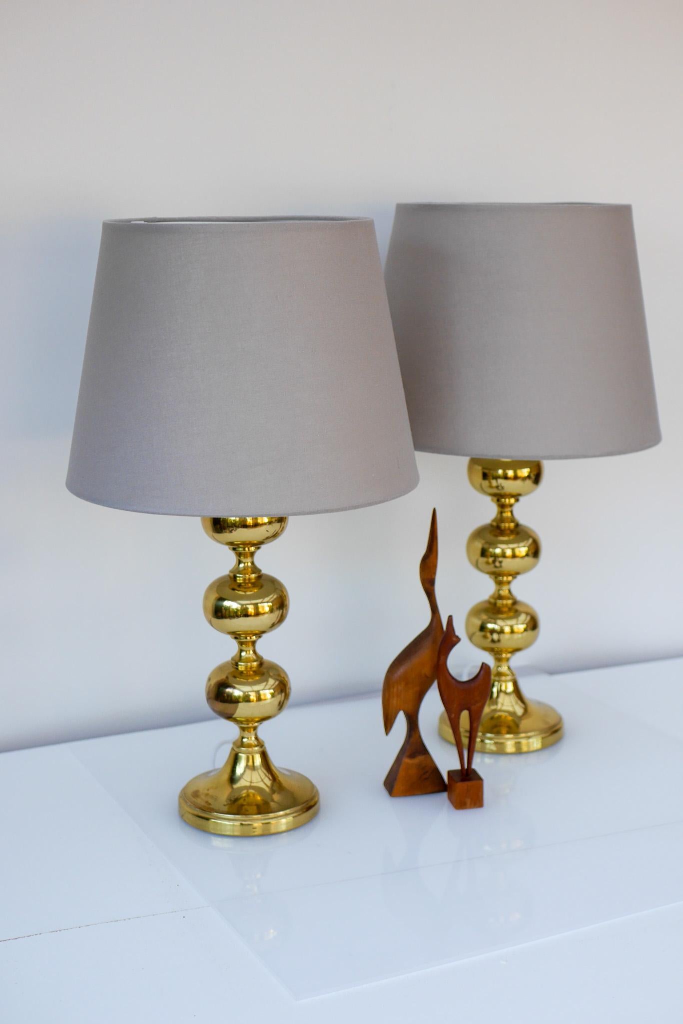 Lampes de bureau scandinaves modernes de l'ère spatiale de Nafa, Nybro, Suède Bon état - En vente à Skarpnäck, SE