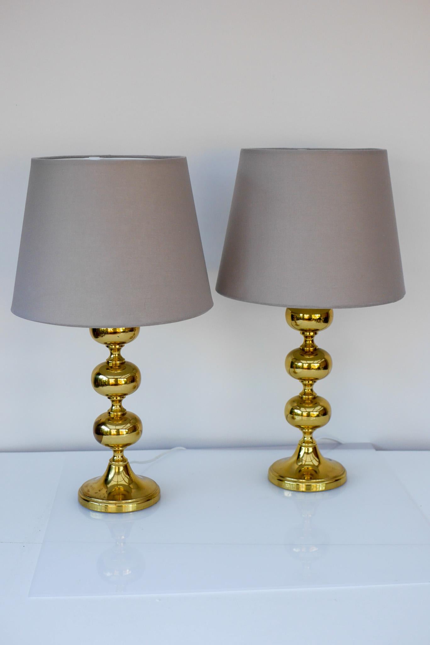 Lampes de bureau scandinaves modernes de l'ère spatiale de Nafa, Nybro, Suède en vente 2