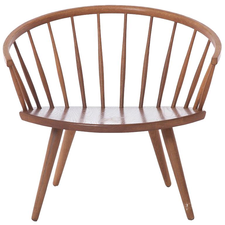 Scandinavian Modern Spindle-Back Chair