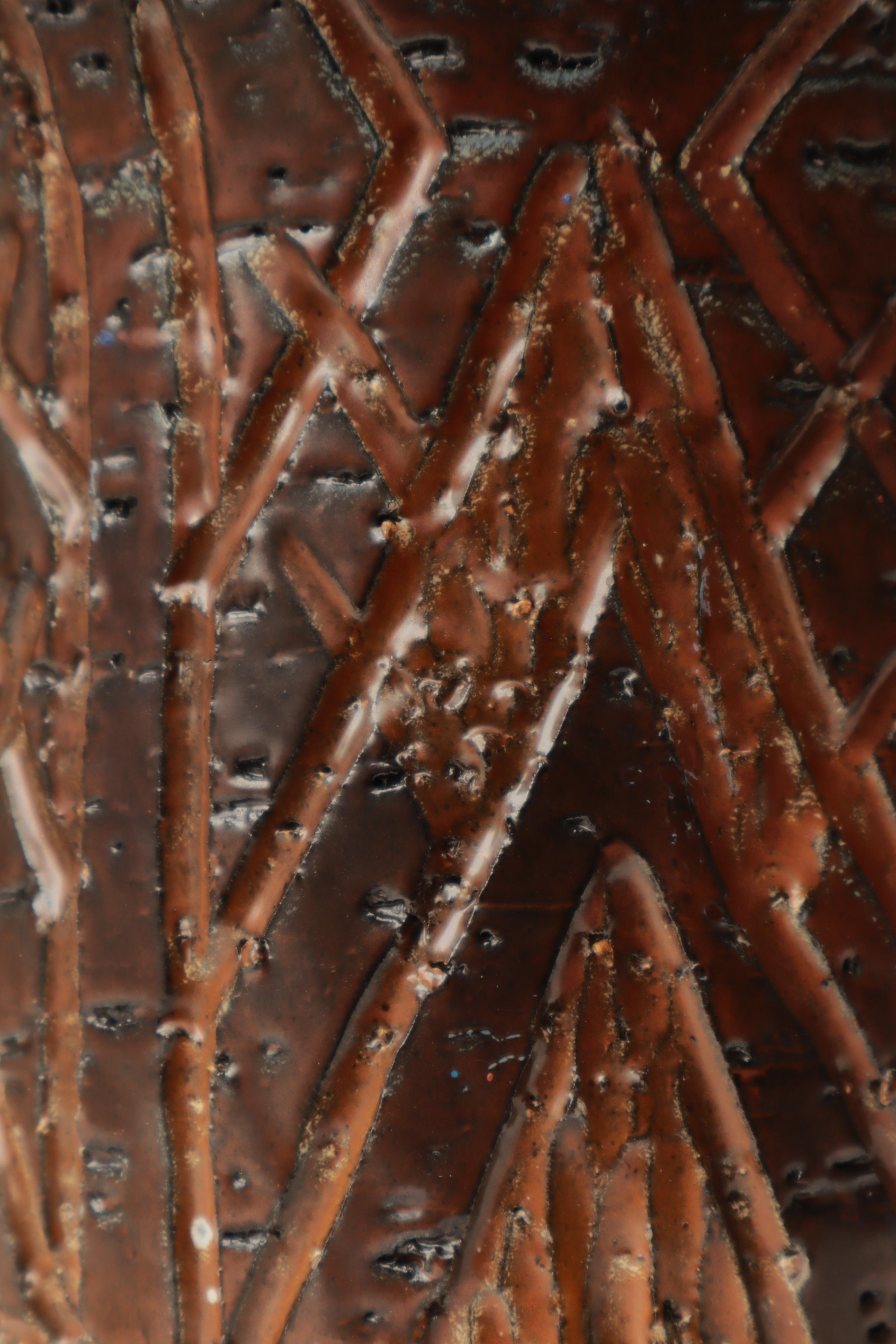 Milieu du XXe siècle The Modern Scandinavian Stoneware Brutalist Table Lamp by Sejer, Denmark, 1960s en vente