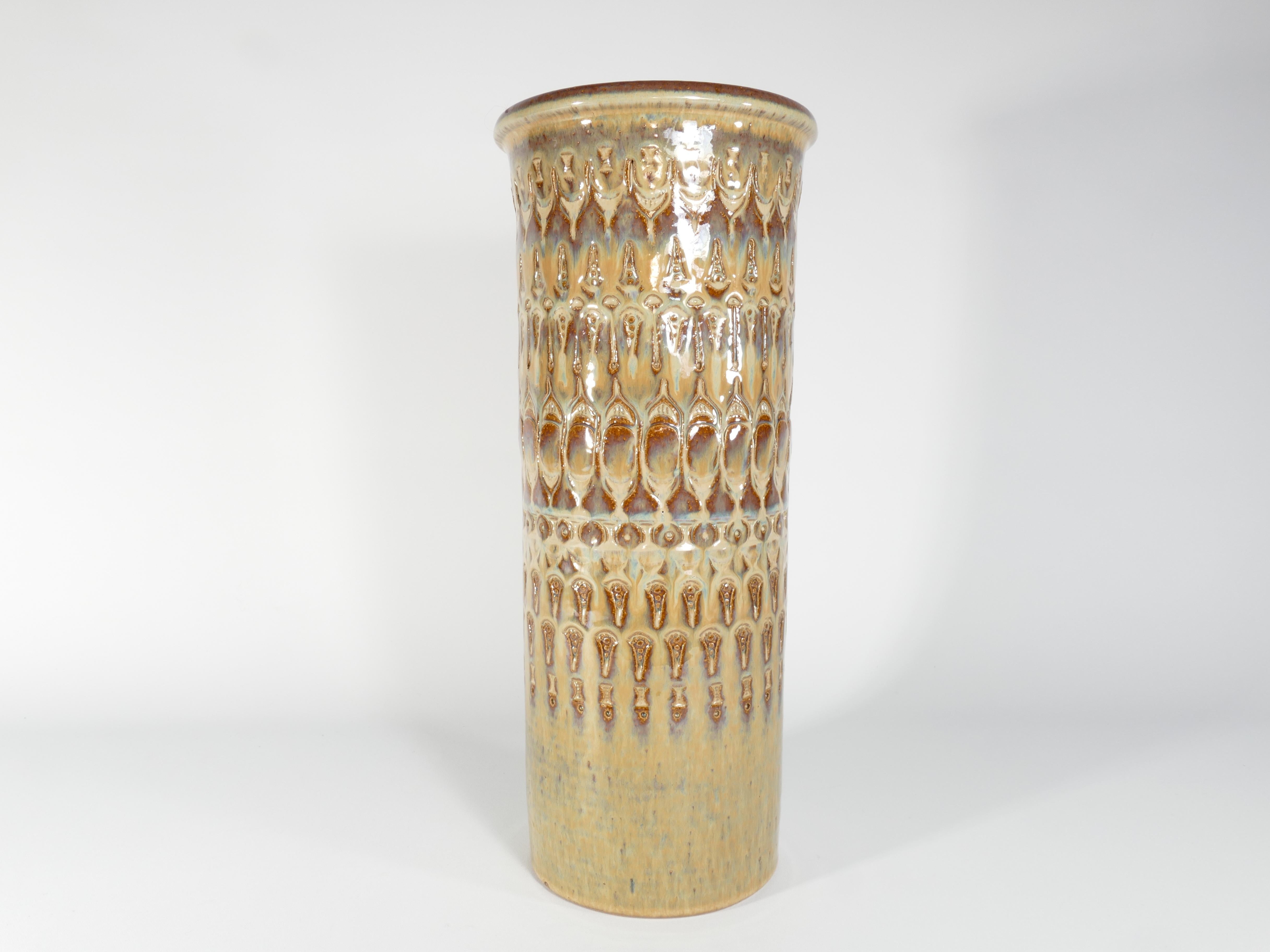 Mid-Century Modern Scandinavian Modern Stoneware Floor Vase, 