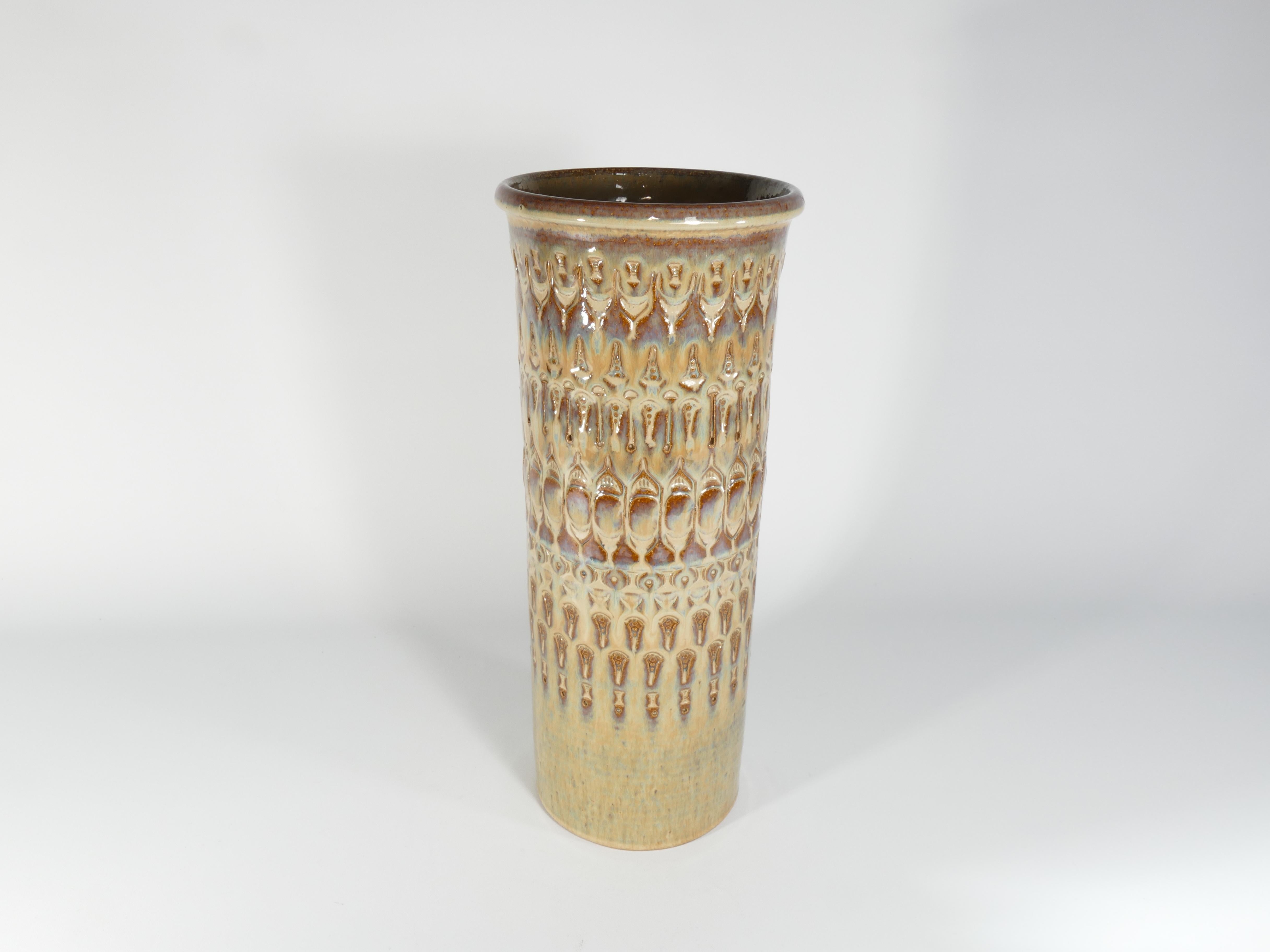 Mid-20th Century Scandinavian Modern Stoneware Floor Vase, 