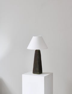 Scandinavian Modern Stoneware Table Lamp by Eigil Hinrichsen, Denmark, 1950s