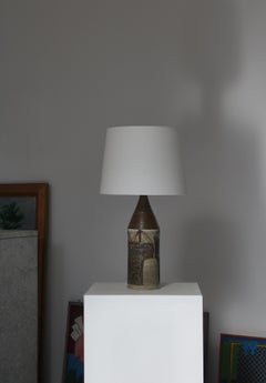 Scandinavian Modern Stoneware Table Lamp by Finn & Dagny Hald, 1950s
