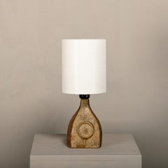 Scandinavian Modern stoneware table lamp by Fridtjof Sejersen for Sejer Keramik