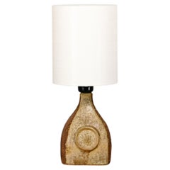 Scandinavian Modern stoneware table lamp by Fridtjof Sejersen for Sejer Keramik