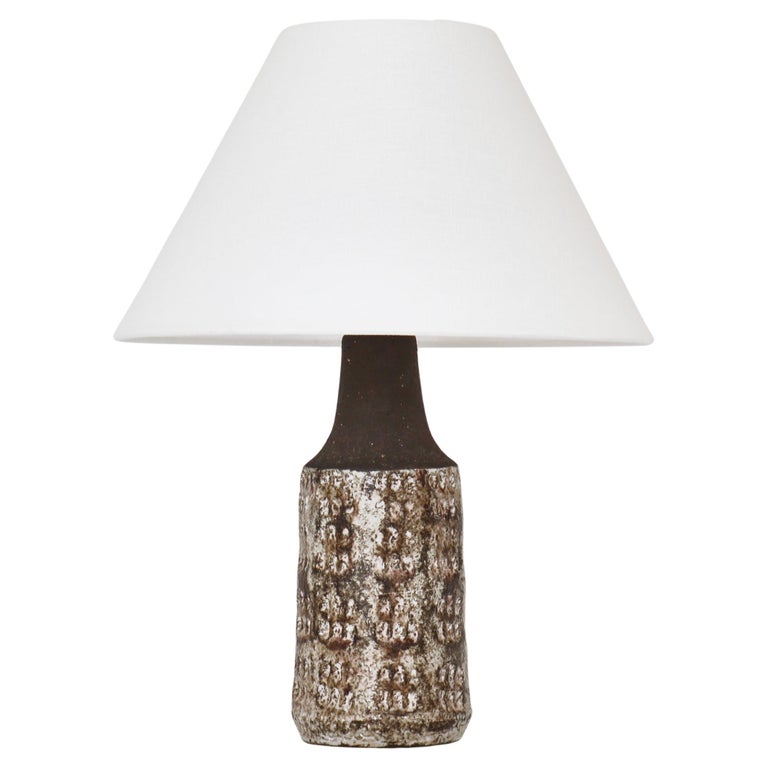 Scandinavian Modern Stoneware Table Lamp by Henri Ceramic, Denmark, 1960s