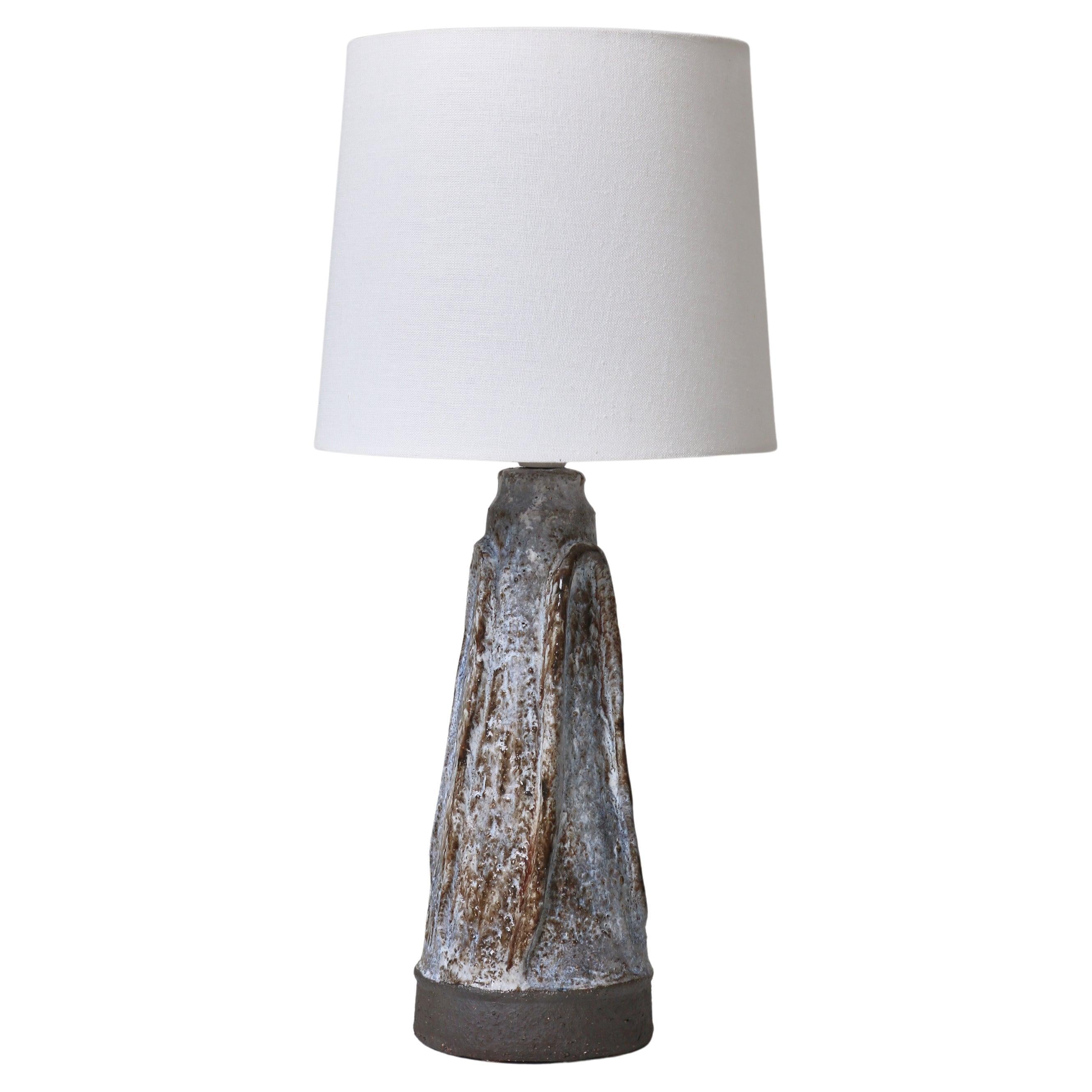 Scandinavian Modern Stoneware Table Lamp by Henri Ceramics, Denmark, 1960s