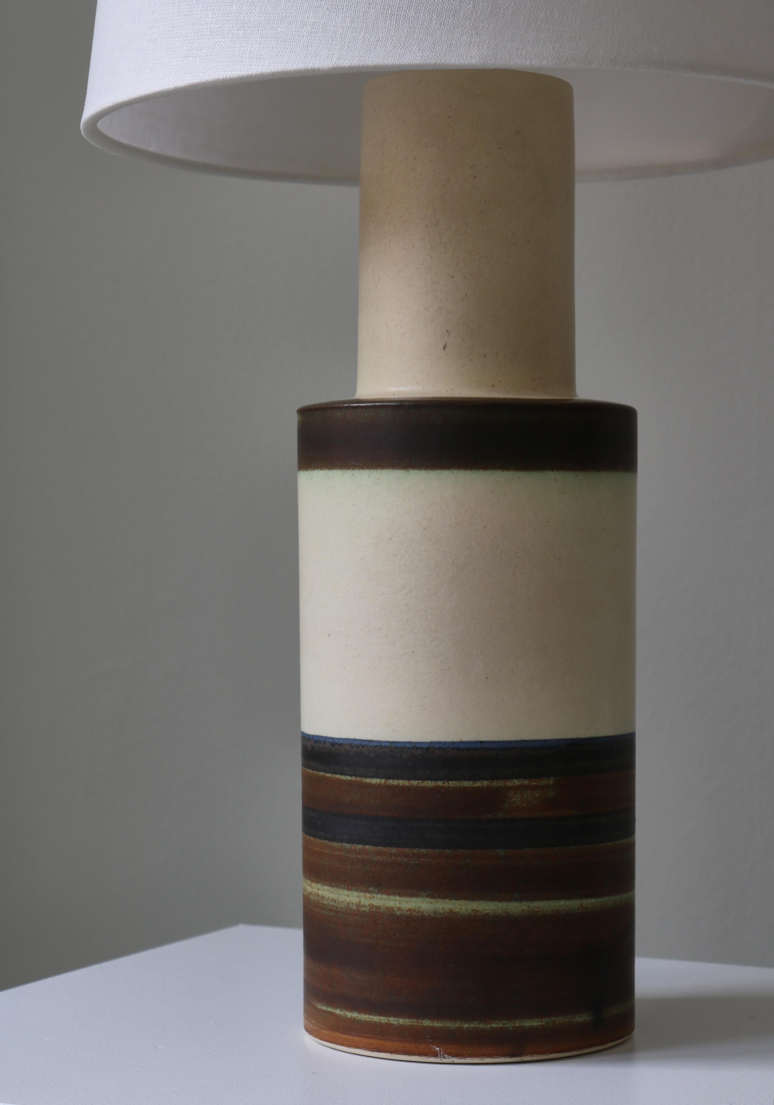 Danois Lampe de table scandinave moderne en grès par 