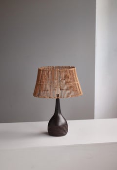 Tischlampe im skandinavischen Modern-Stil aus Steingut von Palshus, Kopenhagen, 1960er Jahre