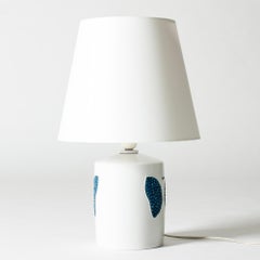 Lámpara de sobremesa de gres escandinavo moderno de Sylvia Leuchovius, Suecia, años 60