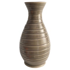 Scandinavian Modern Stoneware Vase attributed to Ewald Dahlskog for Bo Fajans