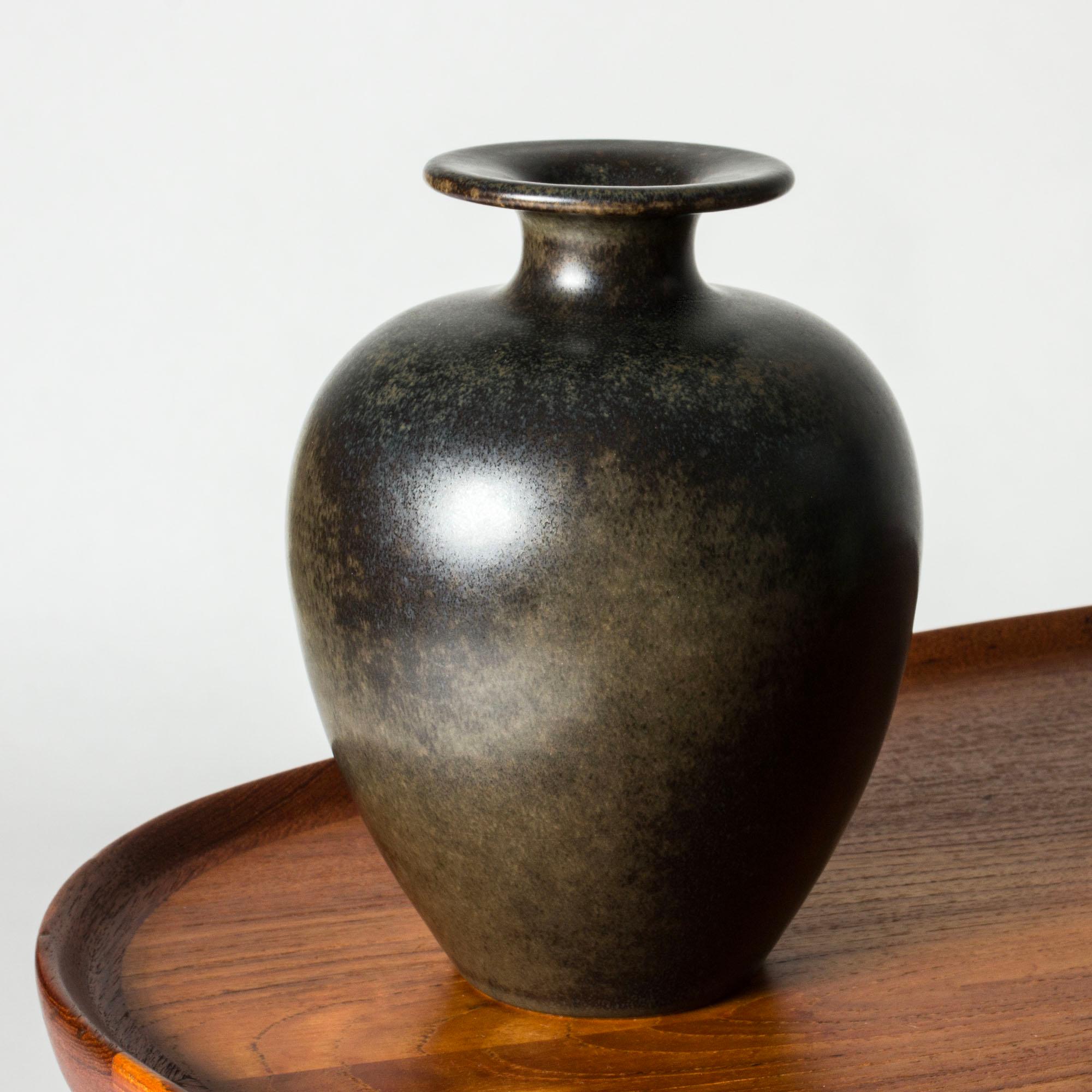 Scandinavo moderno Vaso in gres The Modern Scandinavian di Eric & Ingrid Triller, Tobo, Svezia, anni '50 in vendita