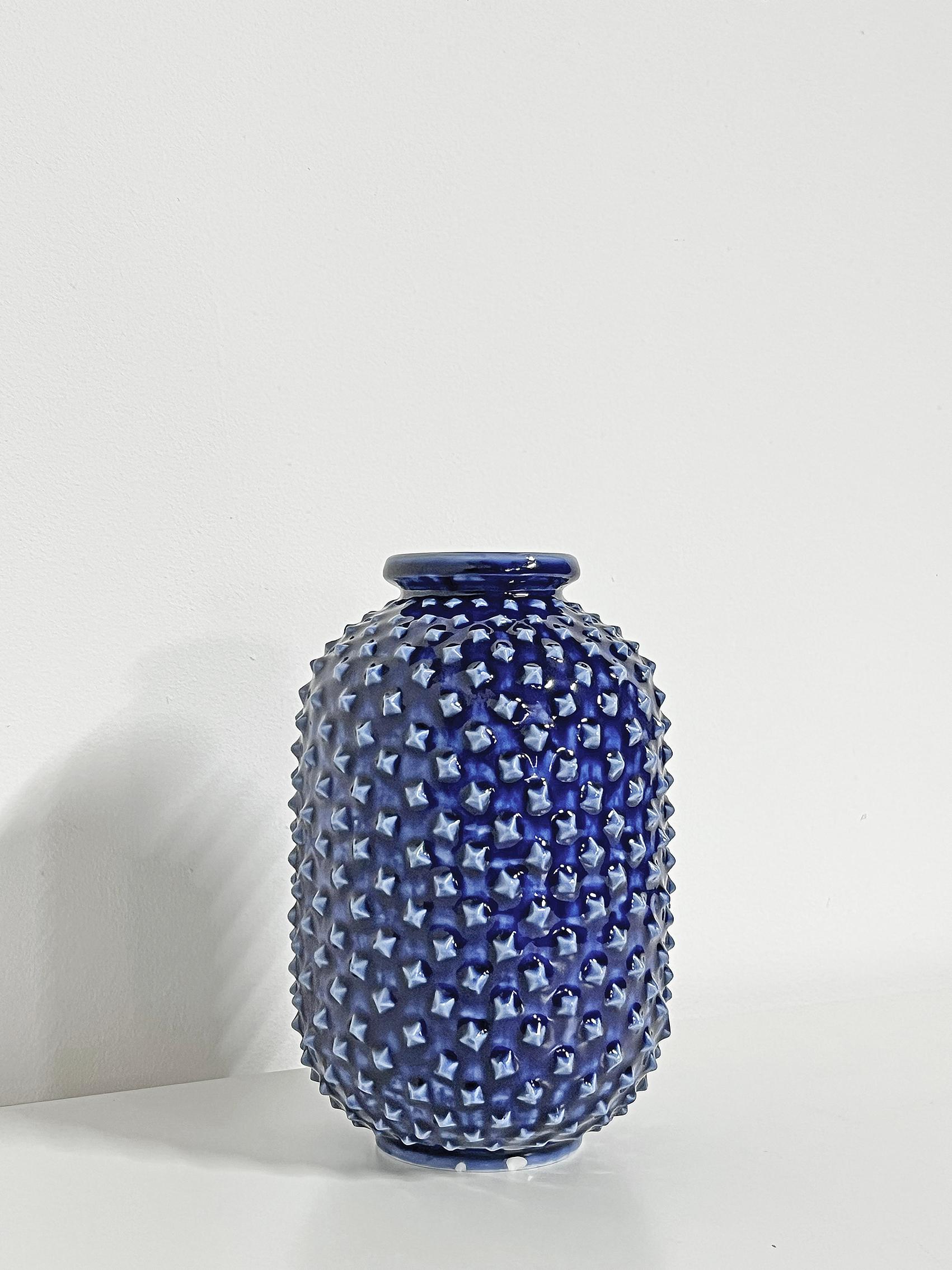 Swedish Scandinavian Modern Stoneware Vase by Gunnar Nylund for Rörstrand ca 1950's For Sale