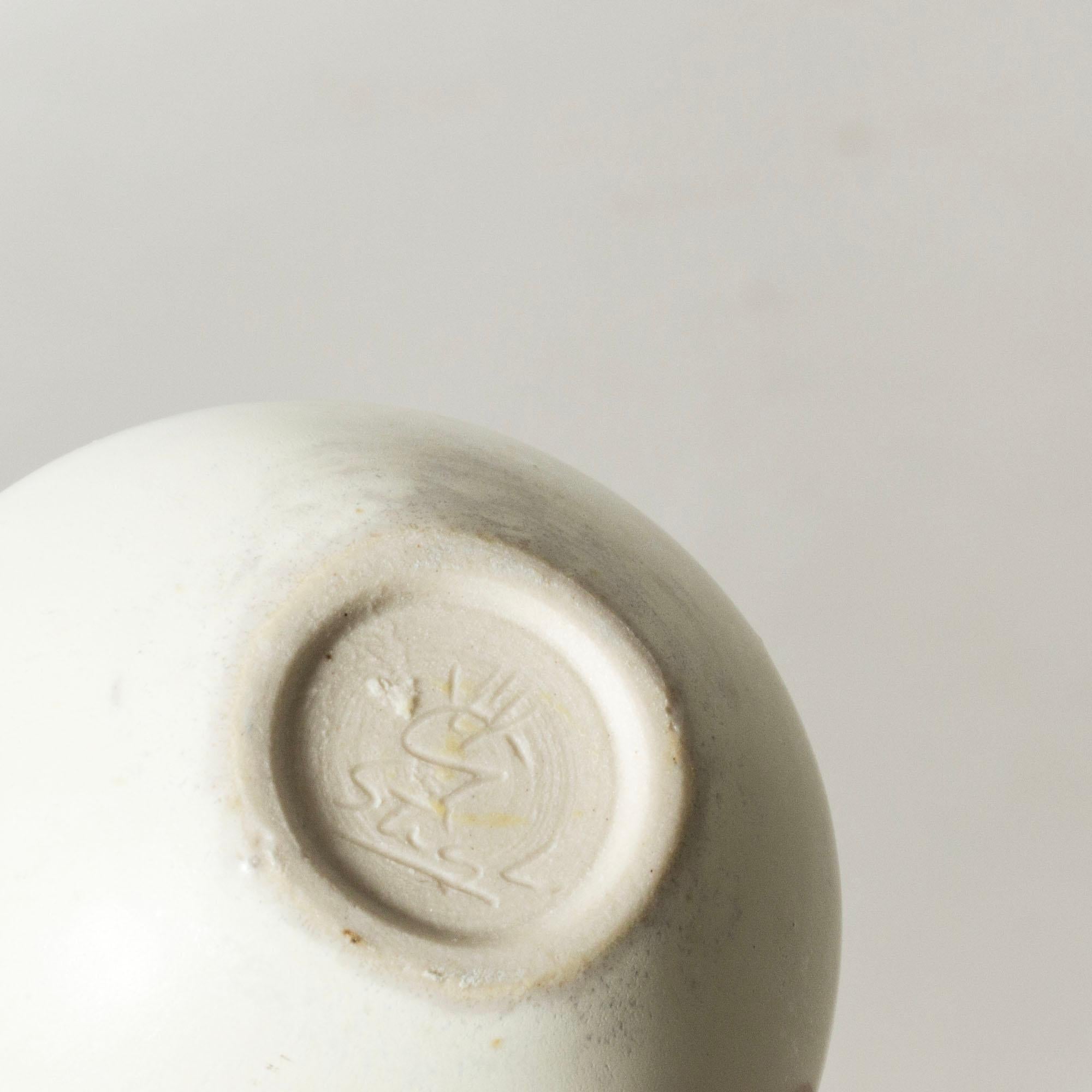 Svedese Vaso in gres di The Modern Scandinavian di Stig Lindberg, Gustavsberg, Svezia, anni '1950 in vendita