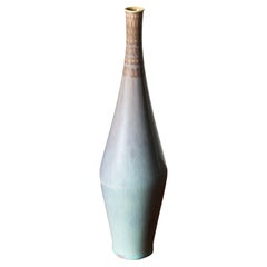 Scandinavian Modern Stoneware vase by Stig Lindberg, Gustavsberg, Sweden, 1950s